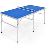 60" Portable Tennis Ping Pong Folding Table with Accessories