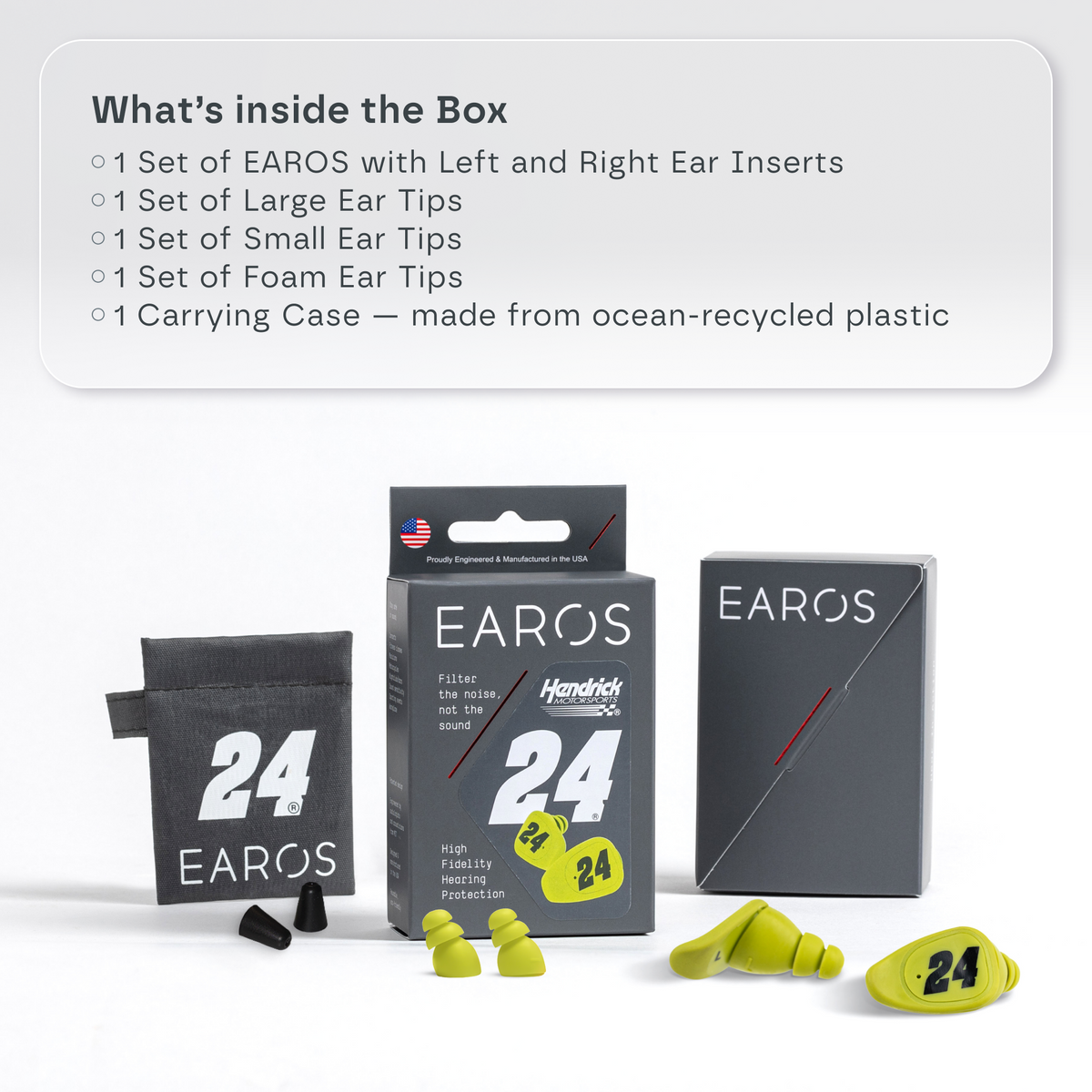 EAROS x Hendrick Motorsports® Earplugs