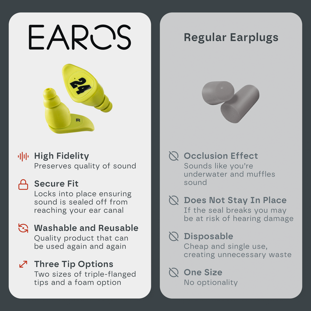 EAROS x Hendrick Motorsports® Earplugs