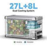APL35 Dual Zone Aluminum Fridge Refrigerator| ICECO | 35 LT