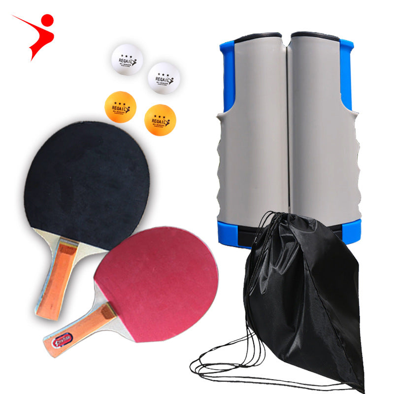 Portable Table Tennis Racket Set