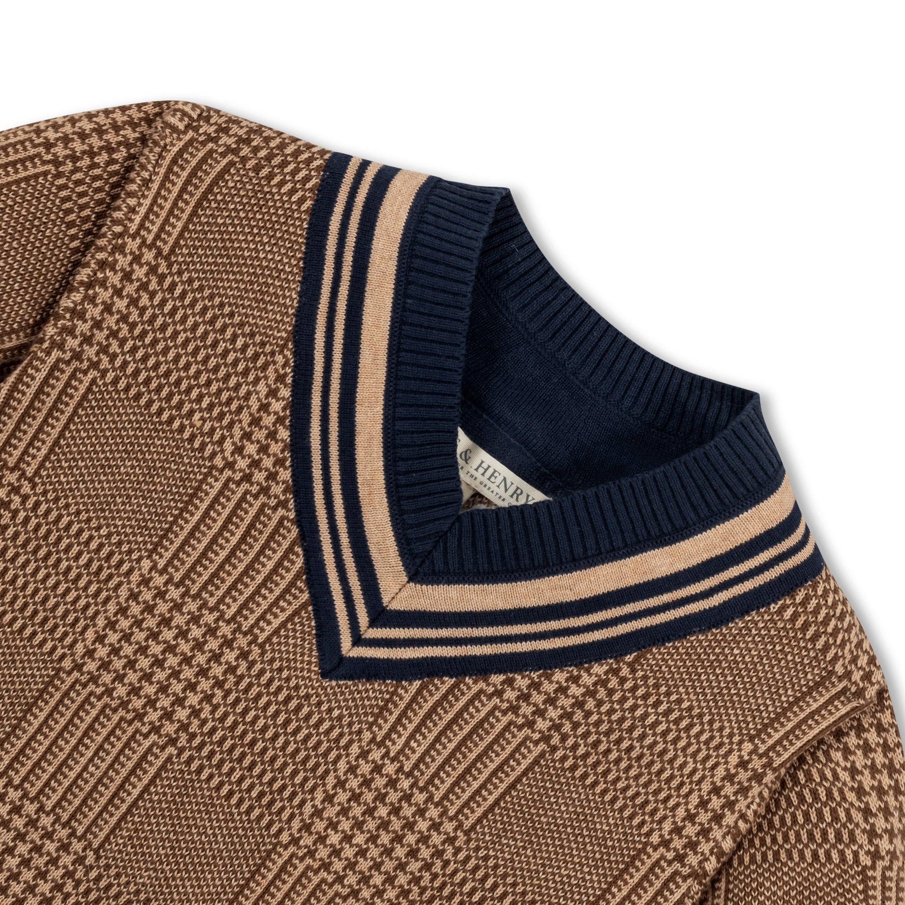 Organic Intarsia Cricket Sweater