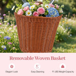 Beach Cruiser Bike for Women with Basket and Rear Rack | 24-26"