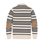 Organic Sweater Henley with Elbow Patches (3-24 months)