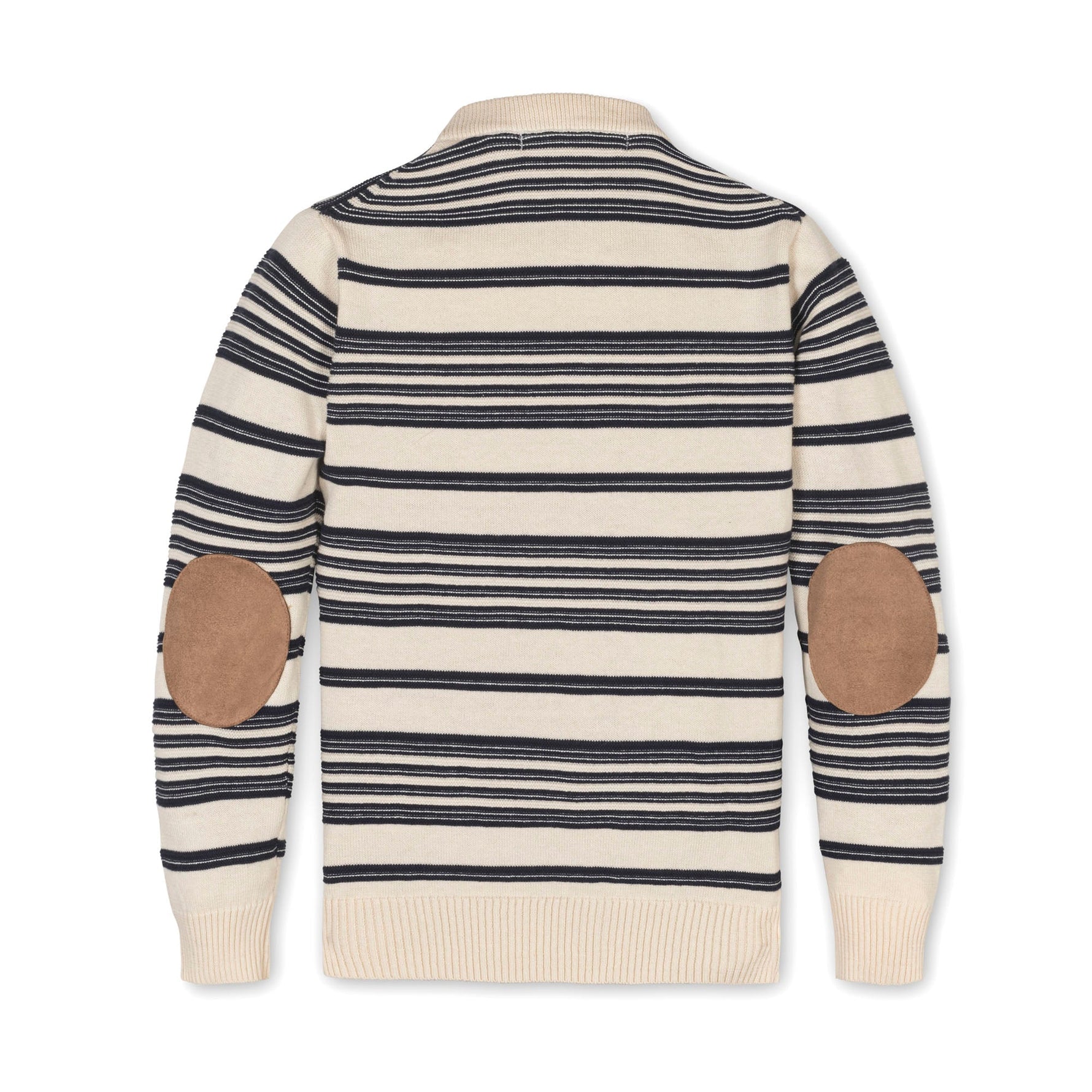 Organic Sweater Henley with Elbow Patches (3-24 months)