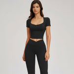 The Sizzle T-Shirt Flared Leggings | 2-Piece Set