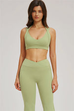 The Sizzle Sports Bra Flared Leggings | 2-Piece Set