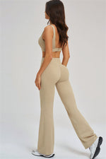 The Sizzle Sports Bra Flared Leggings | 2-Piece Set