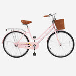 Beach Cruiser Bike for Women with Basket and Rear Rack | 24-26"