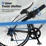 Mountain Bike Adjustable with 6-Speed and All-Terrain Rubber Wheels | 26"