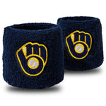 Franklin MLB 2.5" Wristbands | Official Team Logo Sweatbands