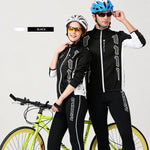Long-Sleeved Windproof Cycling Jersey Suit