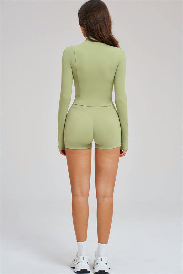 The Sizzle Zip Jacket Shorts | 2-Piece Set