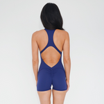I am Limitless Zipper Bodysuit in Navy