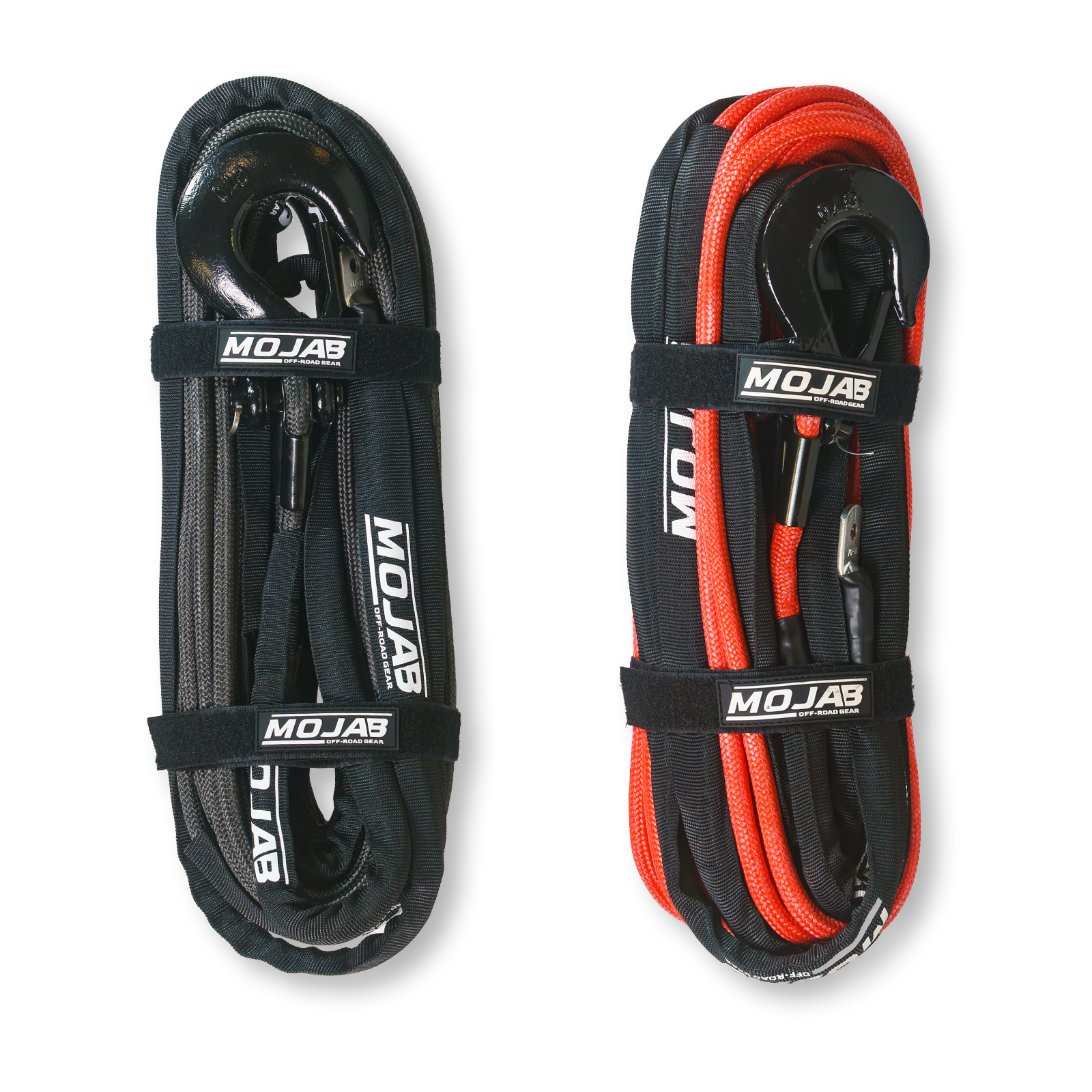 3/8'' x 85' Double Braided Winch Rope with Removable Forged Winch Hook