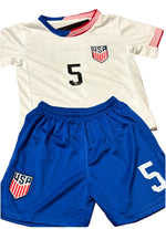 Trinity Rodman Home White Kids Soccer Jersey | All Kid Sizing
