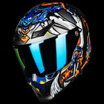 ILM Full Face Motorcycle Helmets | Racing Helmet Model MF509