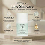 Untinted Daily Moisturizing Sunscreen | SPF 40