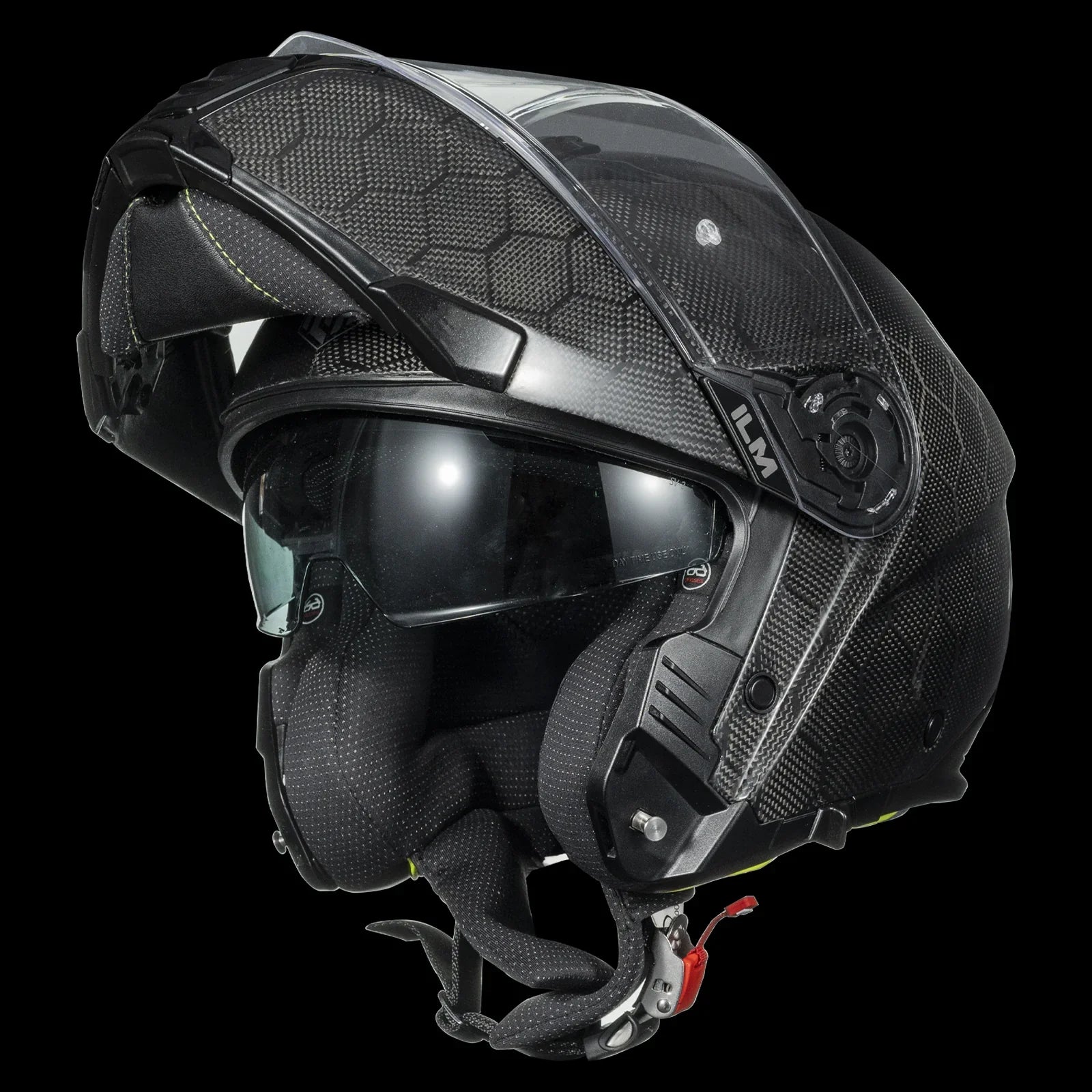 ILM Carbon Fiber Motorcycle Modular Helmets DOT ECE | Model MF529F