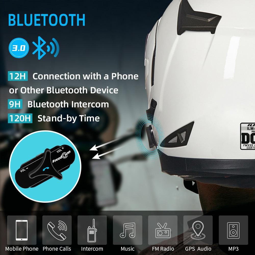 ILM Bluetooth Integrated Modular Flip-Up Full Face Motorcycle Helmet | Model 953PRO