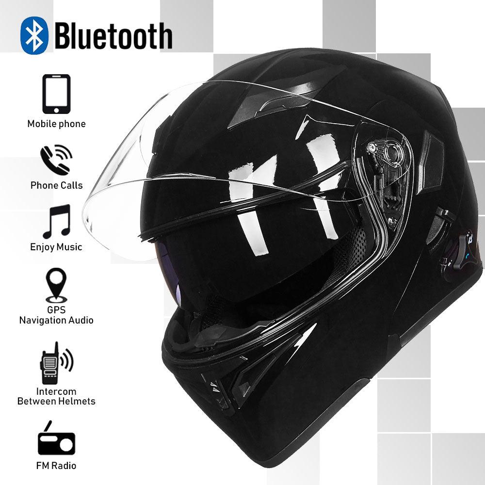 ILM Modular Flip Up Full Face Bluetooth Motorcycle Helmet | 902BT