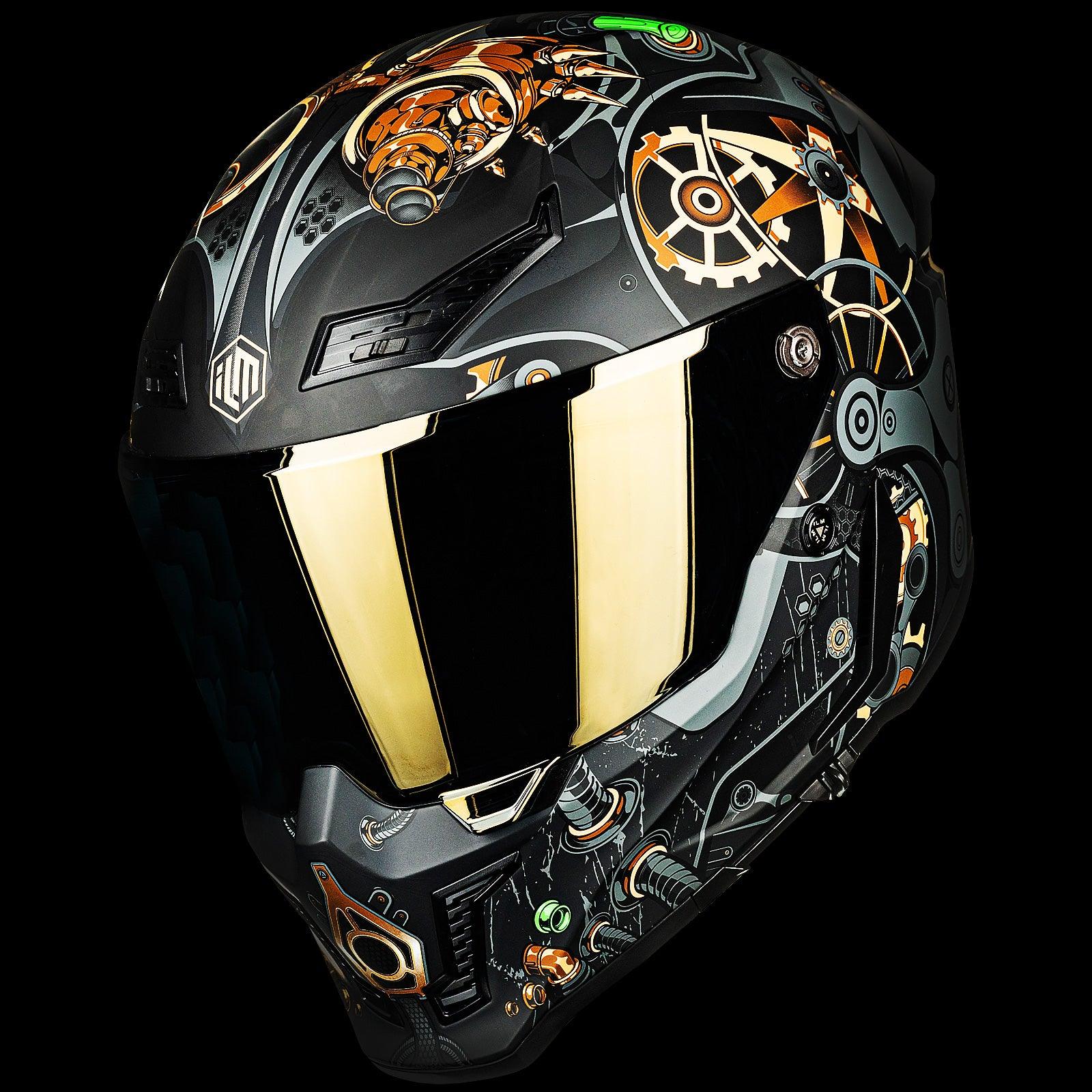 ILM Full Face Motorcycle Helmets | Racing Helmet Model MF509