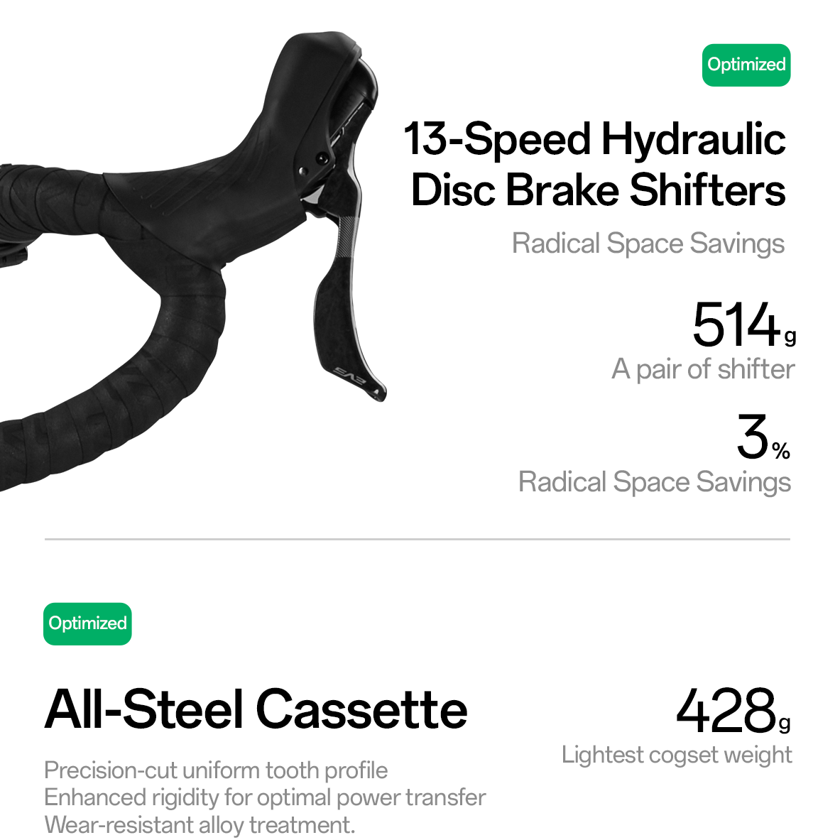 VOOK ONE 2.0 Lightweight Road Bike | Aluminum Frame and Carbon Fork