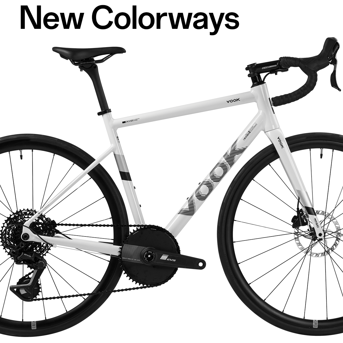 VOOK ONE 2.0 Lightweight Road Bike | Aluminum Frame and Carbon Fork