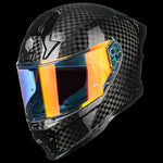 ILM Carbon Fiber Motorcycle Helmets Full Face Racing Helmet | MF577P
