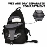 Pickleball Sling Bag | Black