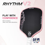 Rhythm Hybrid Pickleball Paddle | Pink