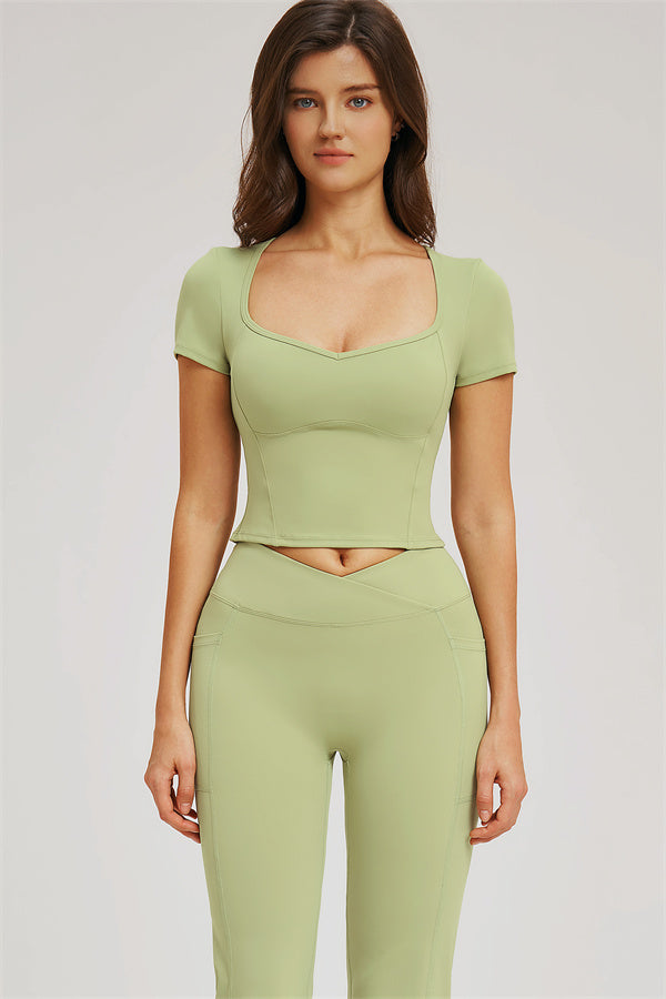 The Sizzle T-Shirt Flared Leggings | 2-Piece Set