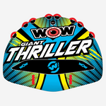 WOW Watersports Giant Thriller 1 to 4 Person Inflatable Towable Deck Tube