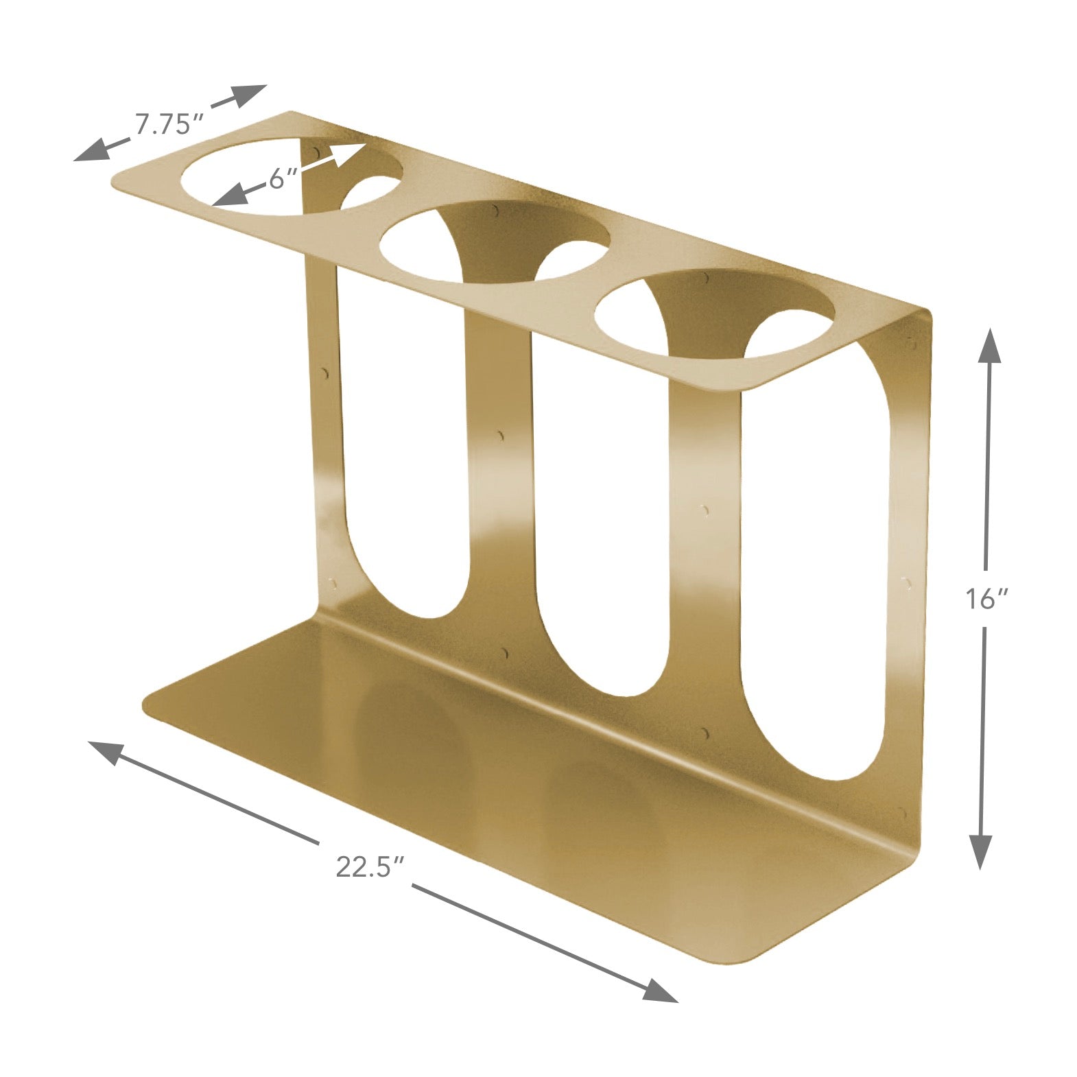 Yoga Mat Rack | Holds 3 Mats/Rollers