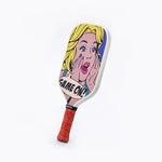 ARTI 16mm T700 Carbon Fiber Kristen & Kristy "GAME ON" Pickleball Paddle | USA Pickleball Approved