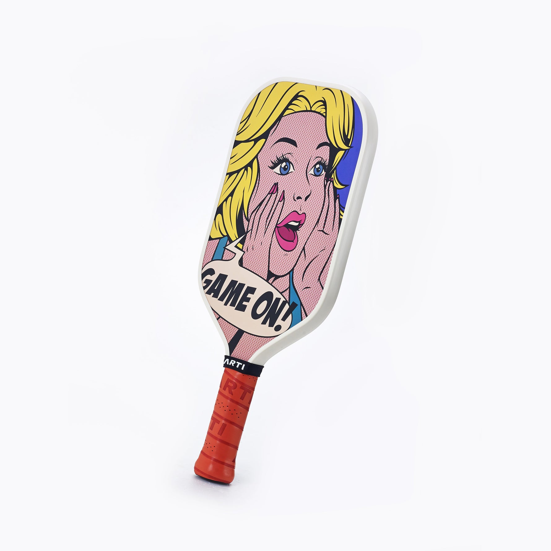 ARTI 16mm T700 Carbon Fiber Kristen & Kristy "GAME ON" Pickleball Paddle | USA Pickleball Approved