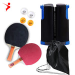 Portable Table Tennis Racket Set