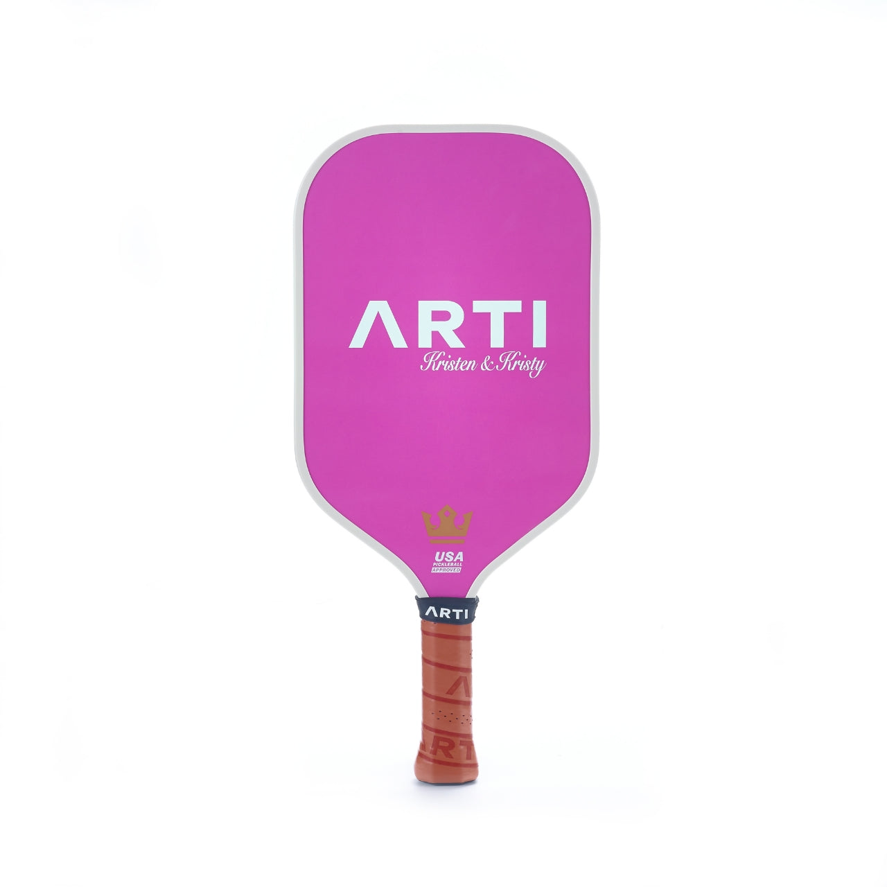 ARTI 16mm T700 Carbon Fiber Kristen & Kristy "GOOD GAME" Pickleball Paddle | USA Pickleball Approved