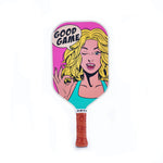 ARTI 16mm T700 Carbon Fiber Kristen & Kristy "GOOD GAME" Pickleball Paddle | USA Pickleball Approved