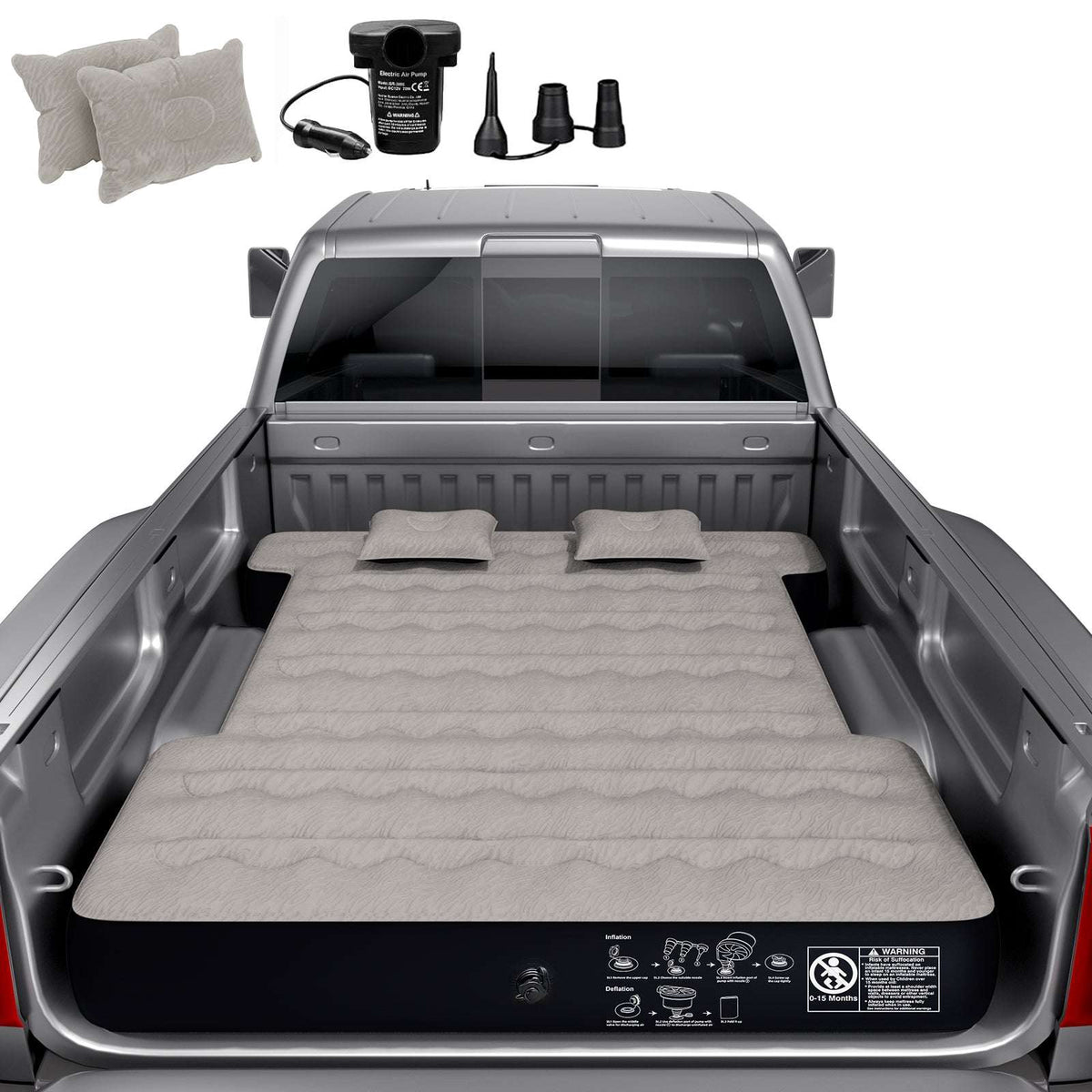 DikaSun Chevrolet 5.5-5.8’ and 6-6.5' Truck Bed Air Mattress