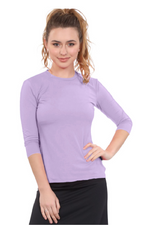 Relaxed Fit 3/4 Sleeve Swim & Exercise Top | Quick-Dry UPF 50+ Protection