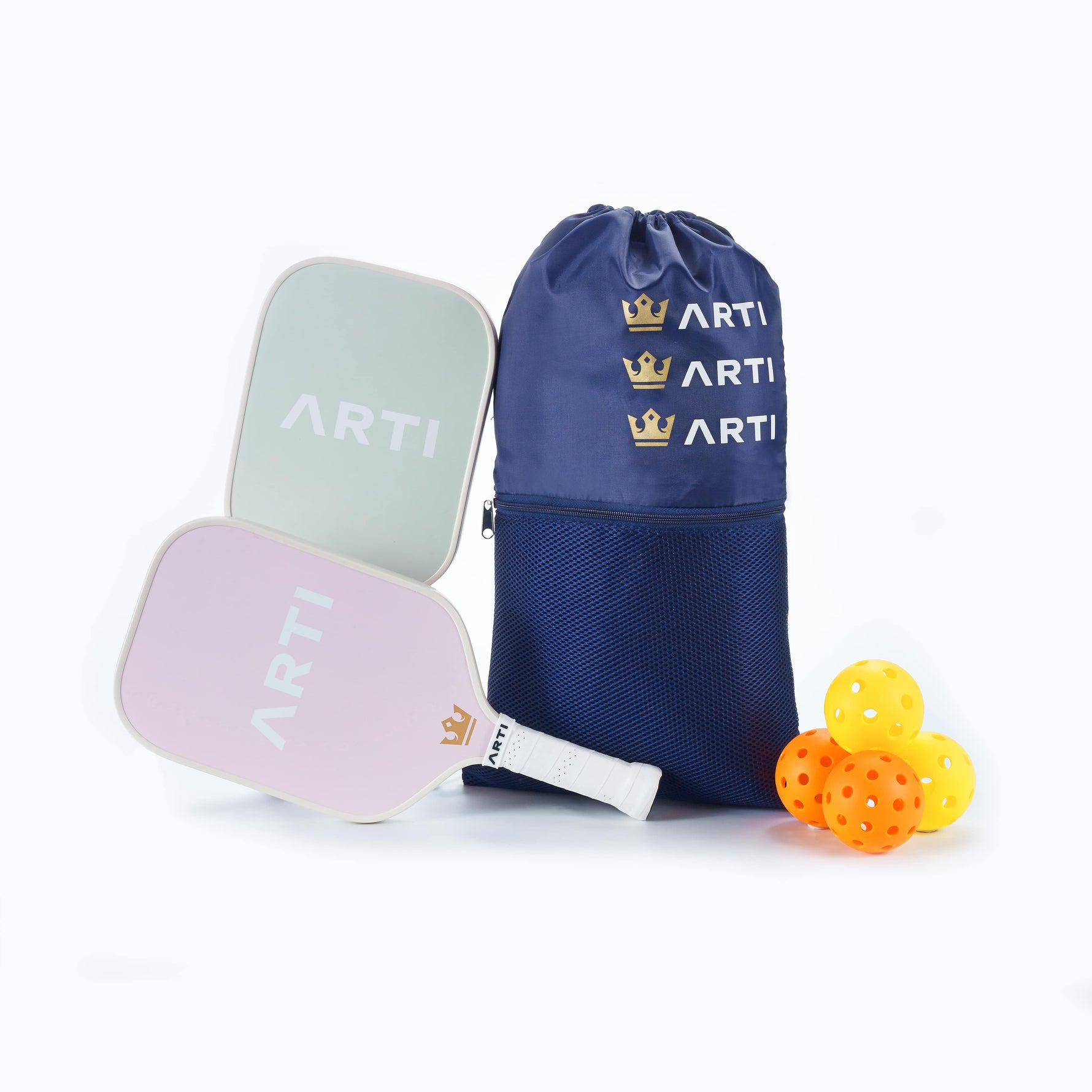ARTI Fiberglass "Flowers" Pickleball Paddle Set | USA Pickleball Approved