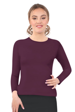 Modest Crew Neck Layering Shell | Long Sleeve Comfort Layer