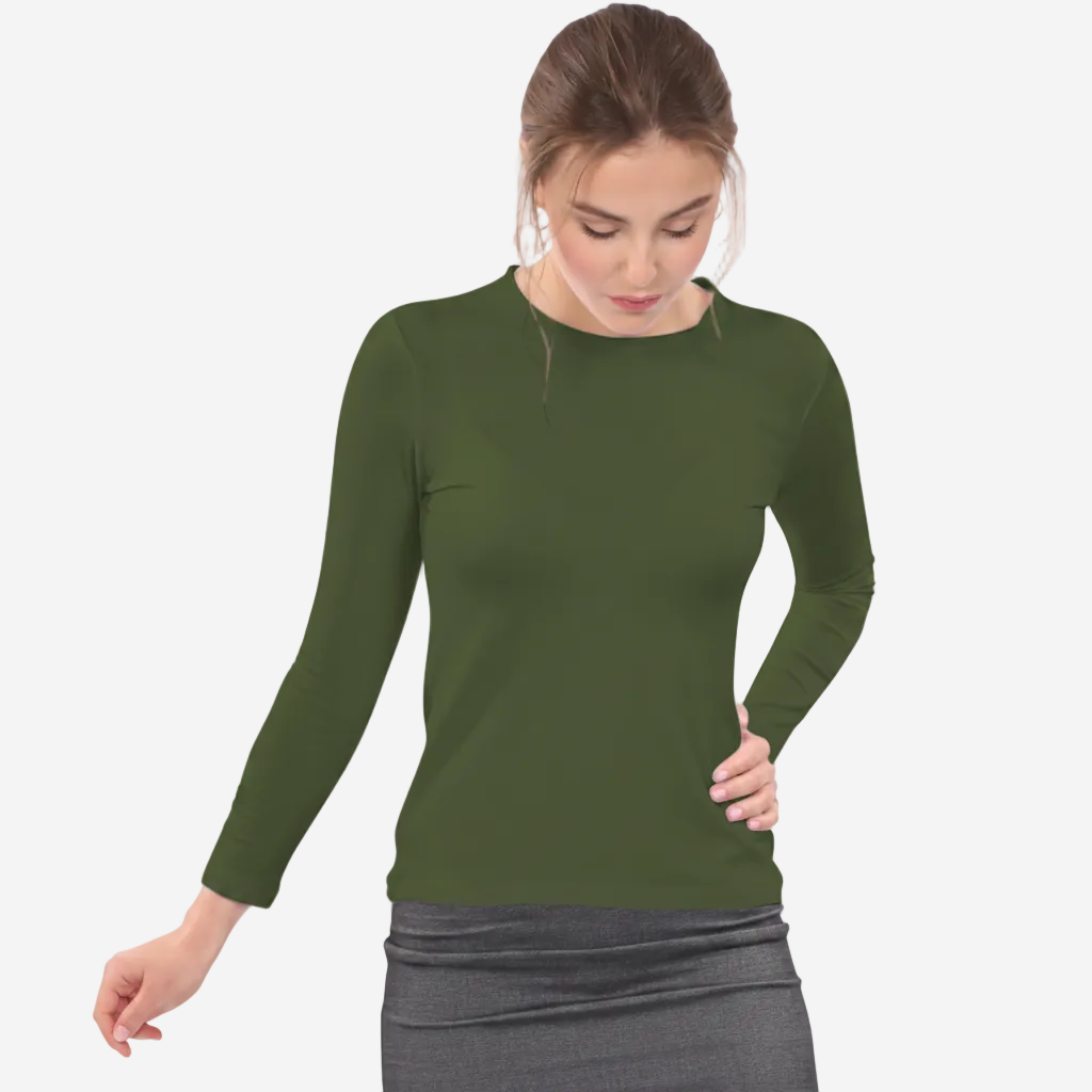 Womens Shell Top Long Sleeve