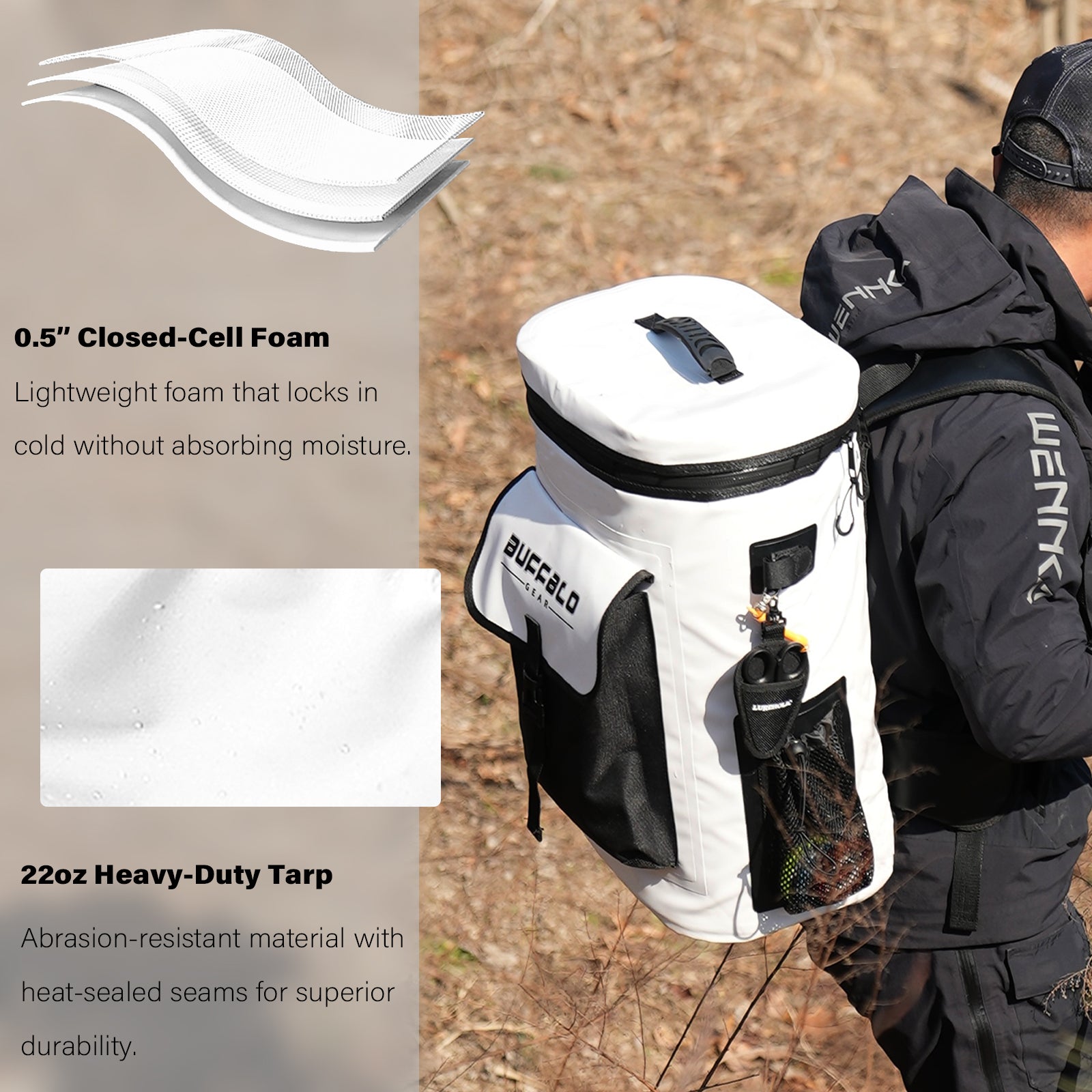 31QT Fish Cooler Backpack | Kill Backpack