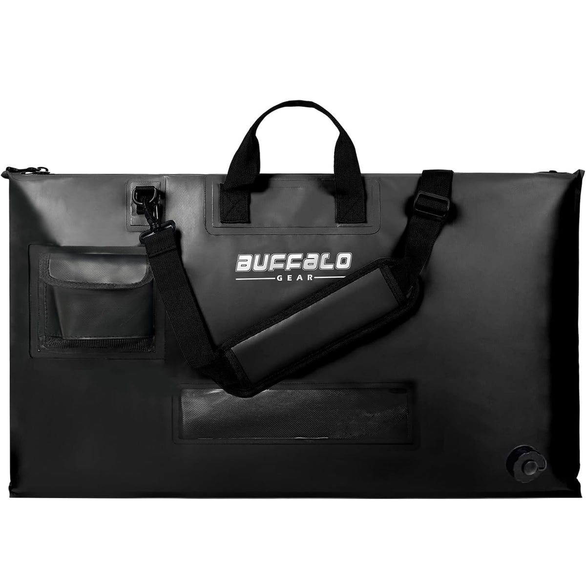 32" Waterproof Fish Bag with Aerator Pocket for Live Bait