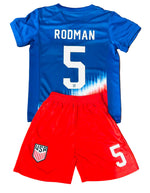 Trinity Rodman USA Kids Soccer Jersey Set | Toddler & Youth Sizing