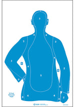 B-21-E BLUE Shooting Target