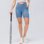 Wide V-Waistband Active Basic Shorts | Slim Fit