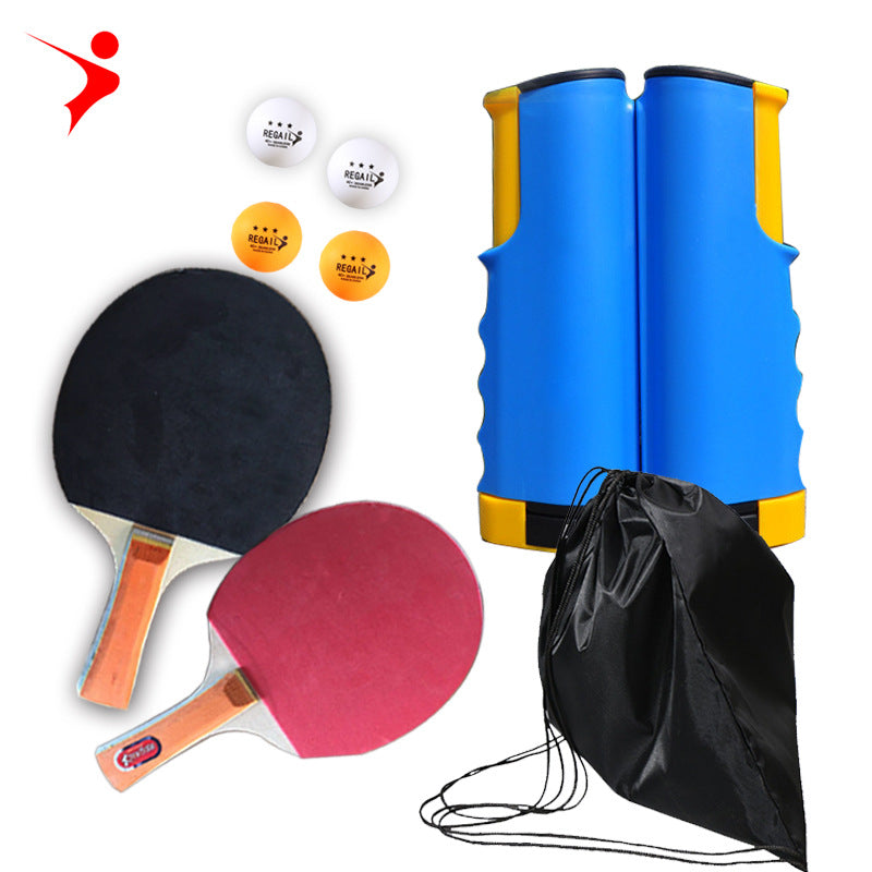 Portable Table Tennis Racket Set